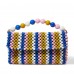 RIVIERA RAINBOW CLAUDETTE BEADED CLUTCH