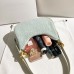 Denim Women Bag Underarm Single Shoulder Handbag Tote Niche Dumpling Bag  Light Denim Color